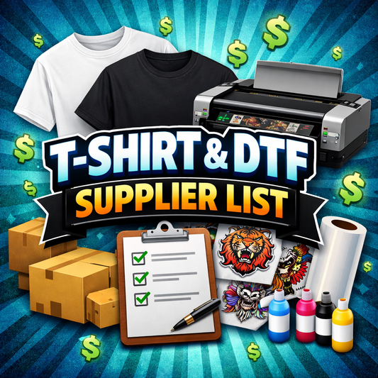 T-Shirt/DtF Vendors With Guide